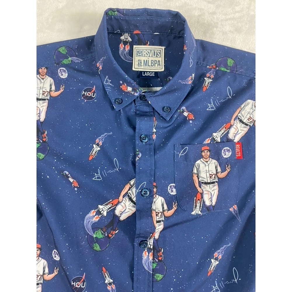RSVLTS x MLBPA Kunuflex Shirt  Youth L (12-14 Y) Houston Astros Jose Altuve